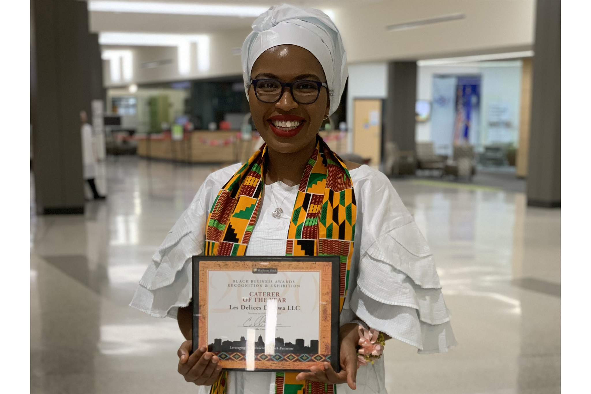 Awa Sibi was named Caterer of the Year by the Madison Black Chamber of Commerce in 2020. She is opening a West African restaurant on Atwood Avenue in January 2024 after graduating from United Way of Dane County's (also in 53704) Boardwalk Academy. In "Awa's Story" the restaurateur describes the importance of that experience.